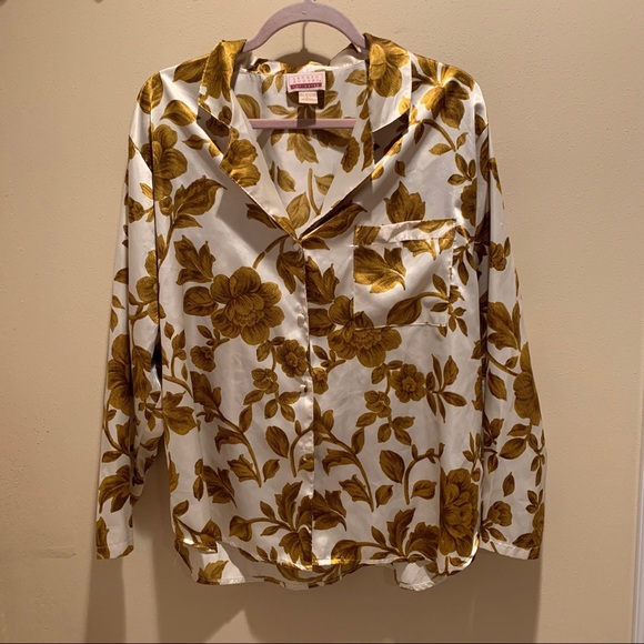 Vintage Tops - Vintage silk satin top